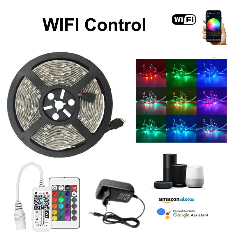 RGB LED Strip Lights 2835 App Music Sync Ambient Decor