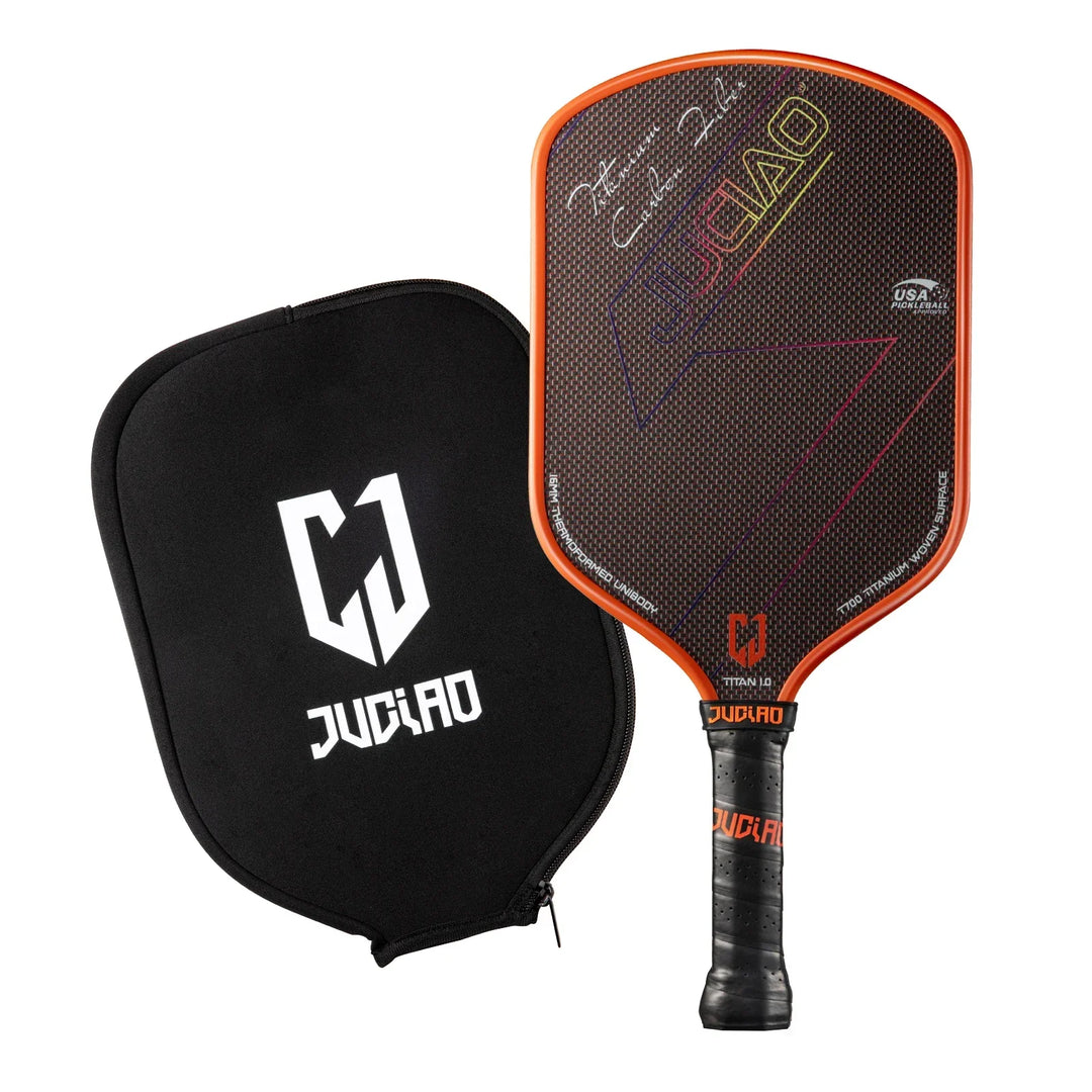 Carbon Fiber Pickleball Paddle with Foam Injected Edges for Enhanced Spin and Control, Lightweight and Durable Pickleball Equipment