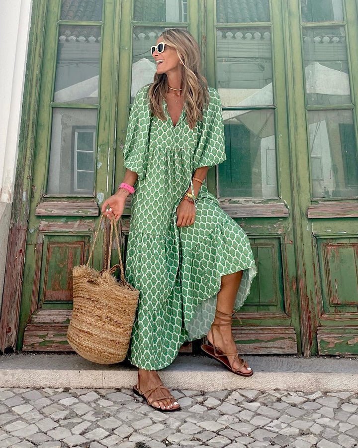 Elegant Long Sleeve Maxi Dress for Women, Flattering Floral Design, Perfect for Formal Events and Special Celebrations