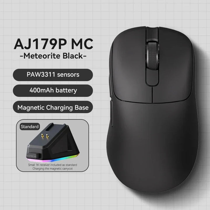 Gaming Mouse Magnetic Charging Ergonomic Lightweight Wireless