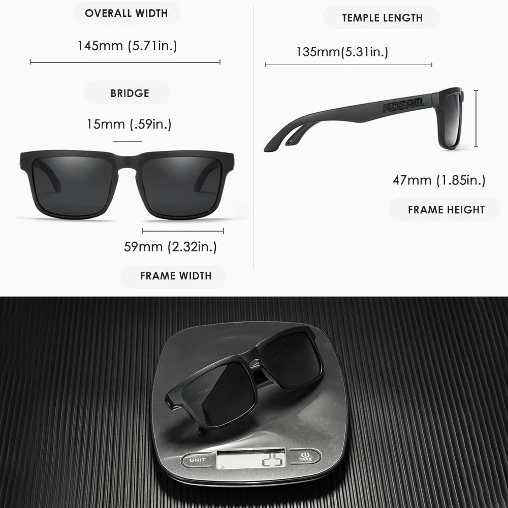 Polarized Sunglasses Unisex Outdoor Eyewear Summer 2026 Trend Mirror Lens Lightweight UV Protection Gift Idea