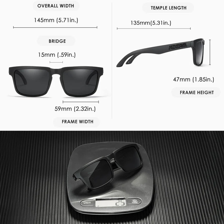 Polarized Sunglasses Unisex Outdoor Eyewear Summer 2026 Trend Mirror Lens Lightweight UV Protection Gift Idea
