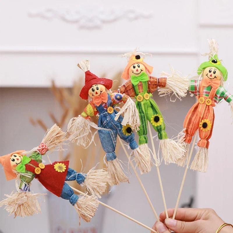 Scarecrow Decoration For Garden And Yard Outdoor Halloween Decor Autumn Harvest Festive Accent