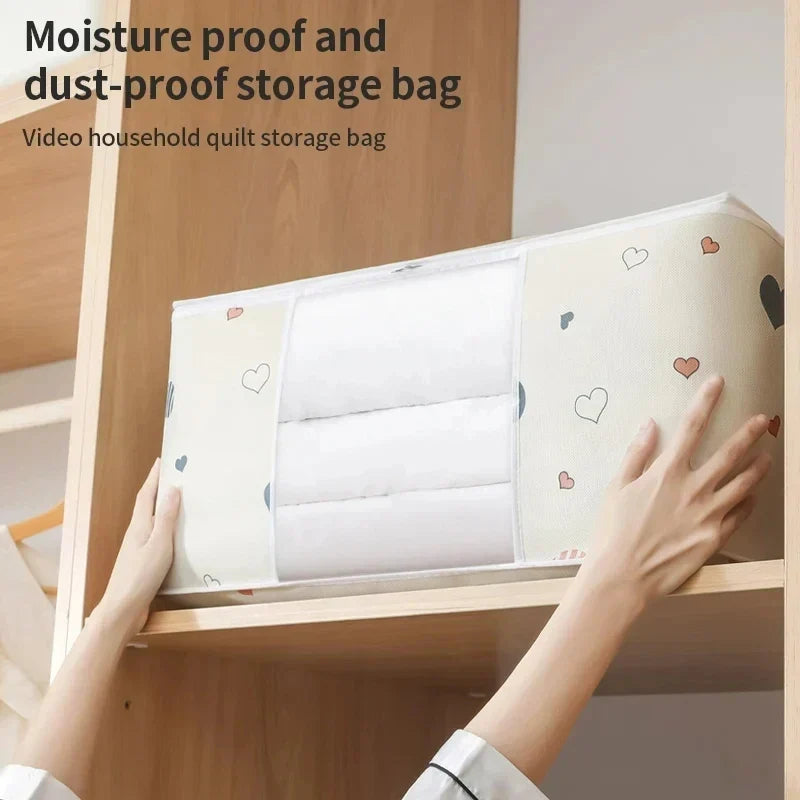 Large Capacity Dustproof Quilt Storage Bag - Home Organizers for Clothes &amp; Bedding