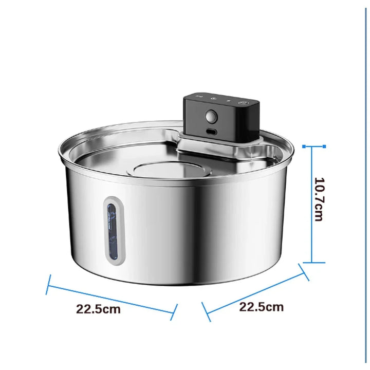 Cat Water Fountain Stainless Steel Wireless 3.2L Auto Dispenser Fall 2026 Keeps Pets Hydrated