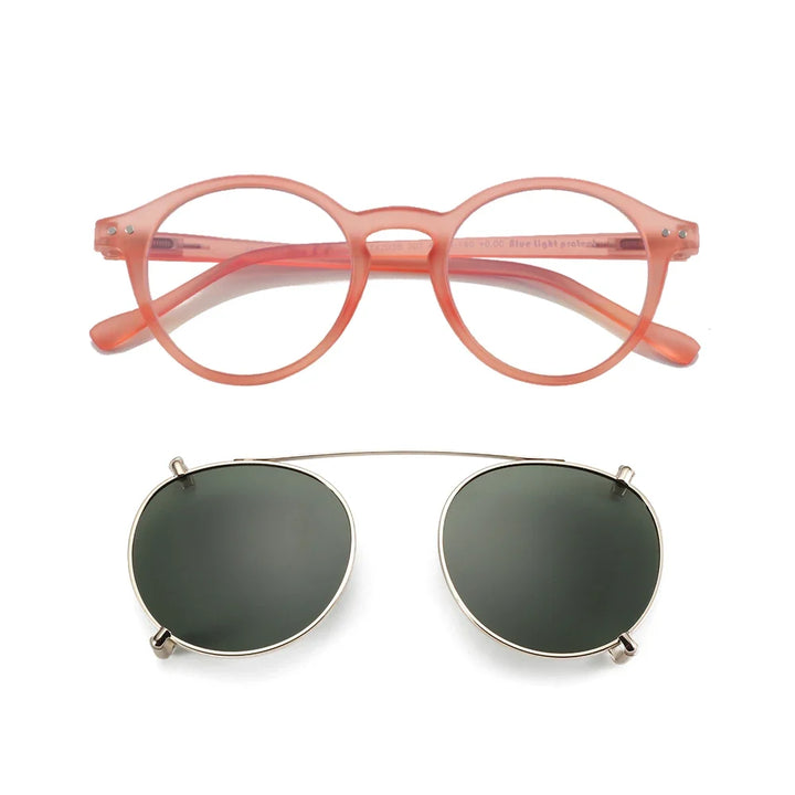 Clip On Sunglasses Retro Round Frames Anti Blue Light Polarizing Clip Ons Summer 2026