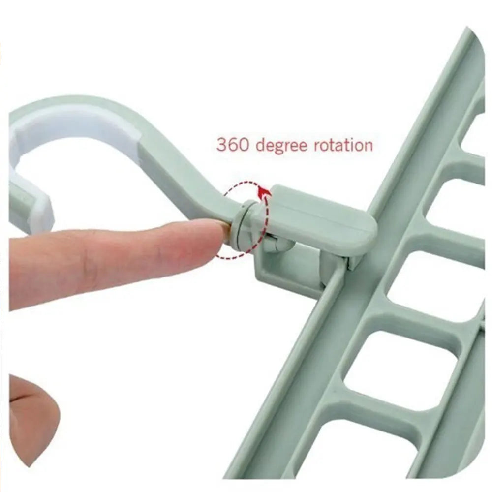 Multi-Function 360 Rotating Hanger - Home Organizers for Clothes, Scarves &amp; Shawls