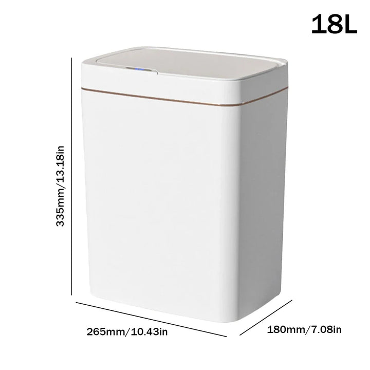 Smart Sensor Trash Can 15L 18L Touchless Quiet Waterproof