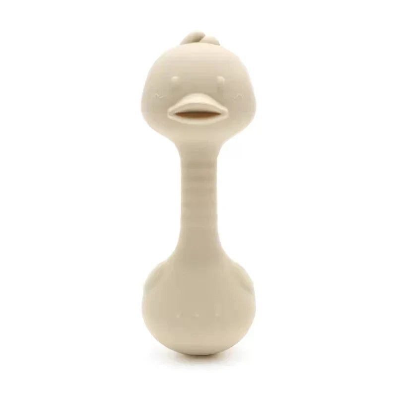 Silicone Rabbit Teether Rattle Newborn Sensory Toys