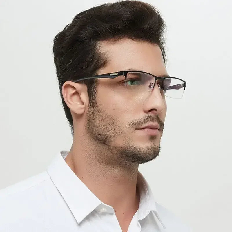 Reading Glasses Progressive Multifocal Photochromic Half Frame Fall 2026 Anti-Blue Light Far Sight Eyewear