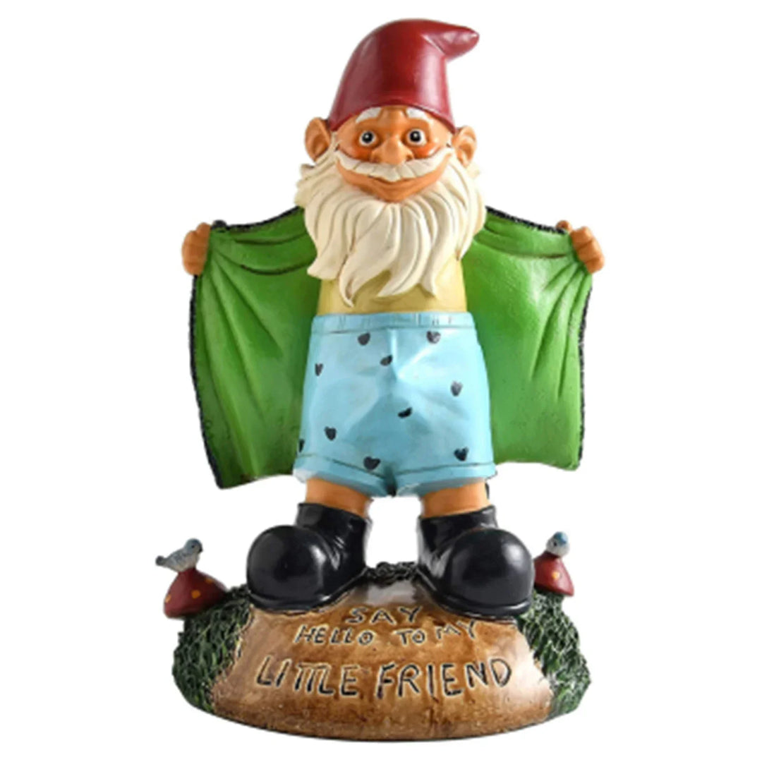 Garden Gnome Statue Outdoor Figurine Whimsical Garden Decor Summer 2026 Unique Backyard Decor