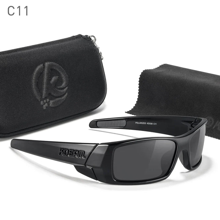 Photochromic Sunglasses All-Black Frame Fishing Sunglasses Summer 2026 Night Driving Comfort Case Included