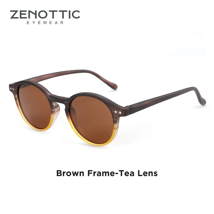 Polarized Sunglasses Round Retro Unisex Eyewear Summer 2026 Trend UV400 Protection