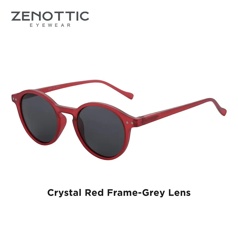 Polarized Sunglasses Round Retro Unisex Eyewear Summer 2026 Trend UV400 Protection