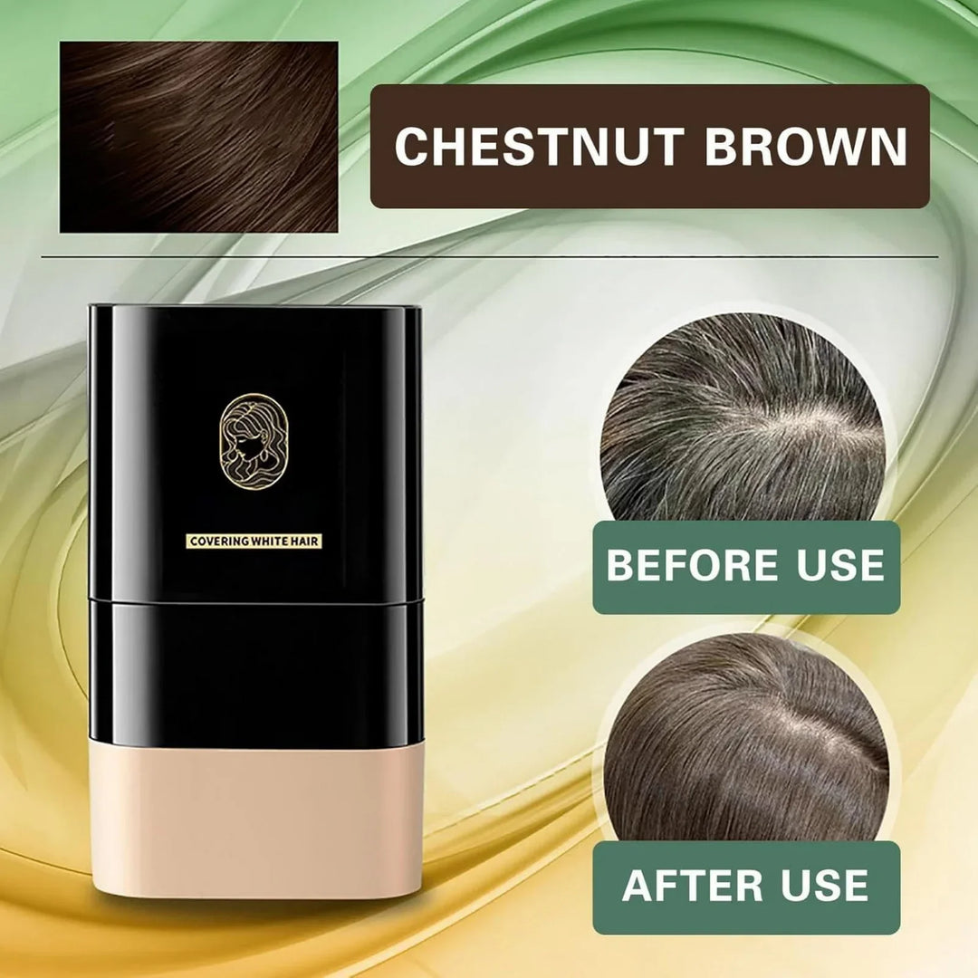 Temporary Hair colour Root Touch-Up Stick with Comb - Instant White Hair Coverage Non-Stain colouring Pen