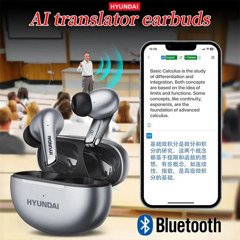 Bluetooth Earbuds AI Translator True Wireless With Mic