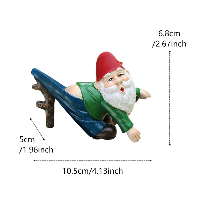 Garden Gnome Hanging Statue Resin Outdoor Ornament Summer 2026 Whimsical Garden Decor Gift Idea