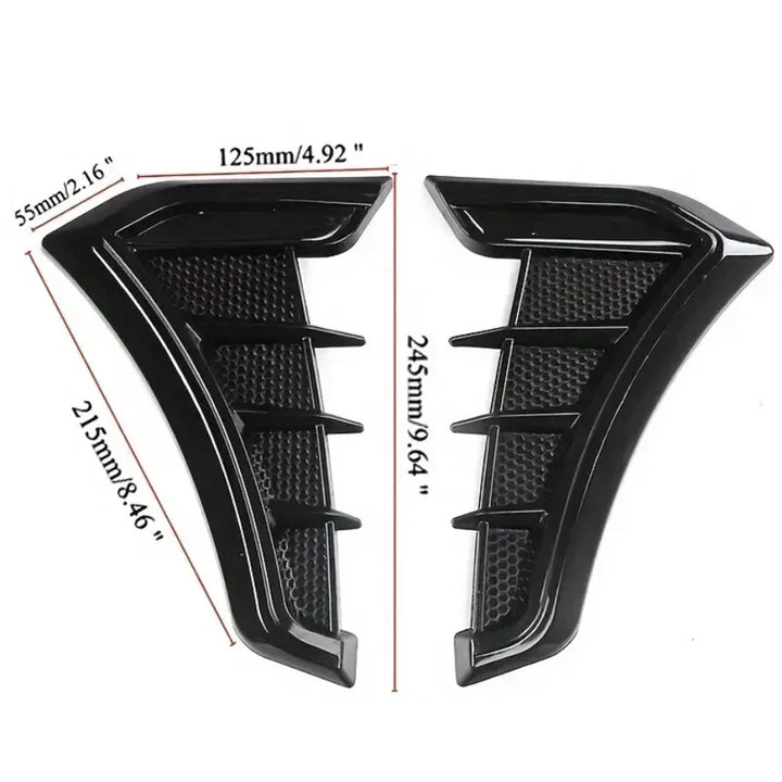 Car Hood Vents Universal Air Intake Scoop Carbon Fiber Look Exterior Decoration TikTok Viral Fall 2026 Gift Idea