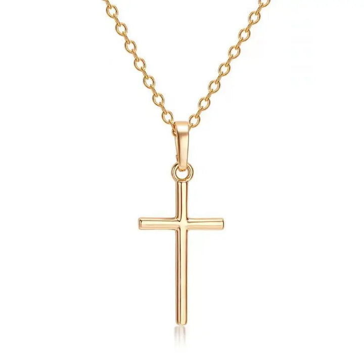 Cross Necklace Pendant Jewelry Unisex Long Chain Christian Charm Gift Idea Summer 2026 Trend