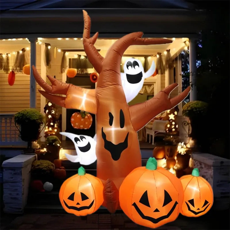 Inflatable Halloween Decoration Pumpkin Tree Outdoor Fall 2025