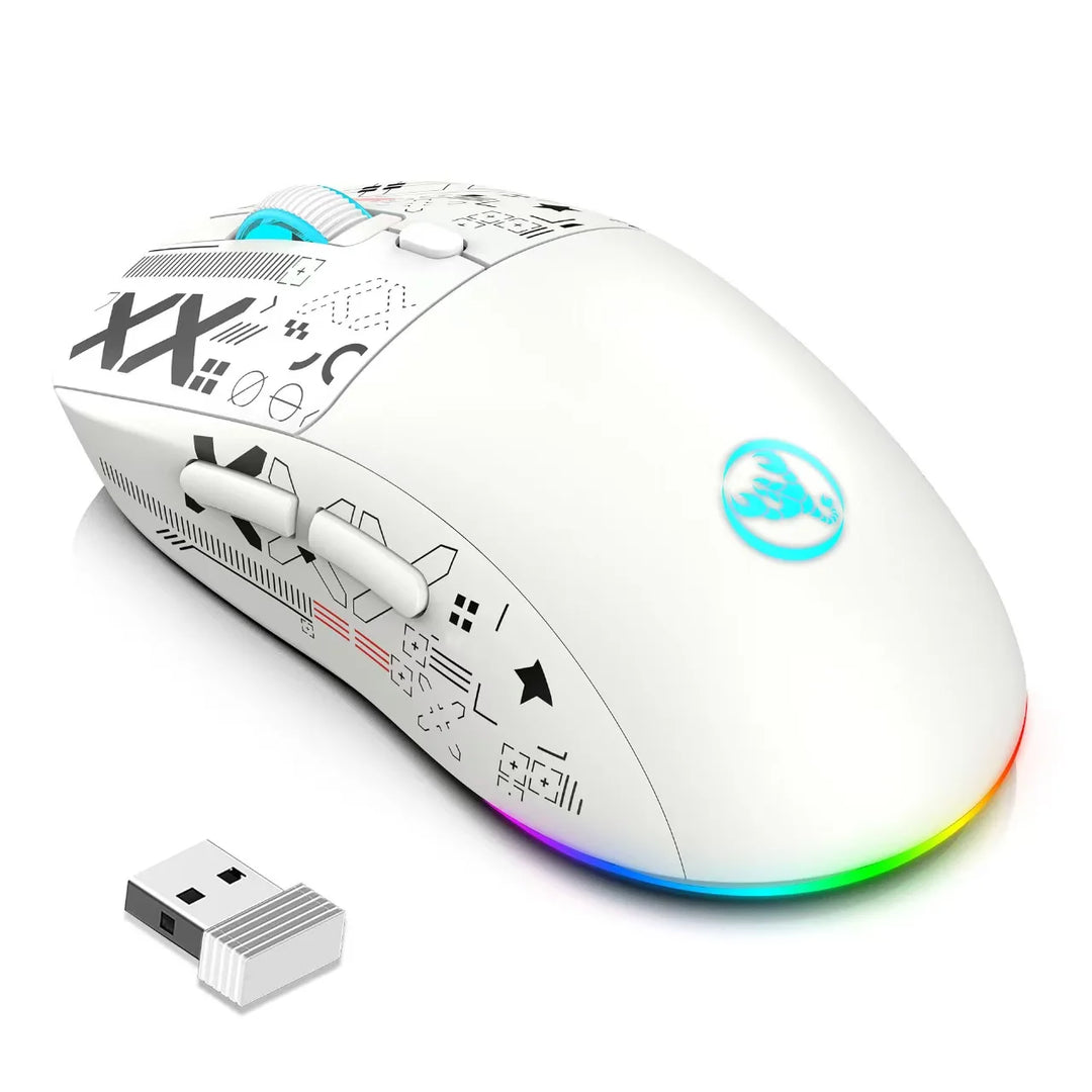 Gaming Mouse Wireless RGB 4000 DPI Rechargeable 650mAh