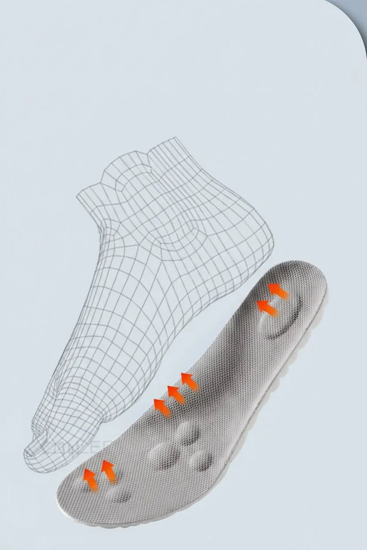 Sport Latex Insoles with Arch Support – Breathable Cushion Plantar Fascia Insole