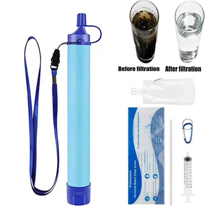 Personal Water Filter Straw – Portable Purifier for Camping, Hiking &amp; Emergency Survival 2026
