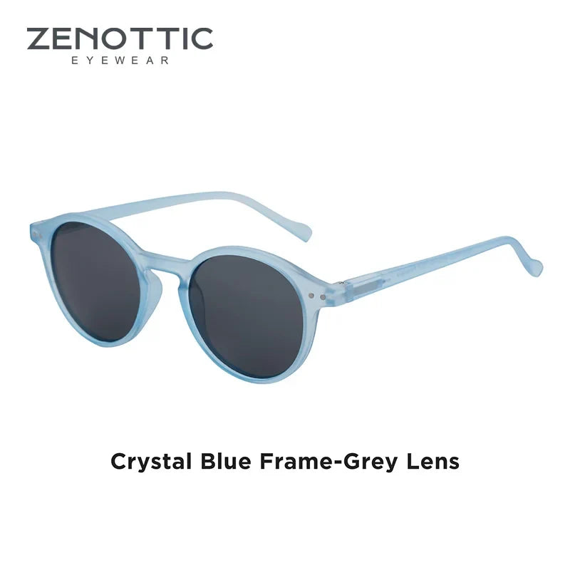 Polarized Sunglasses Round Retro Unisex Eyewear Summer 2026 Trend UV400 Protection