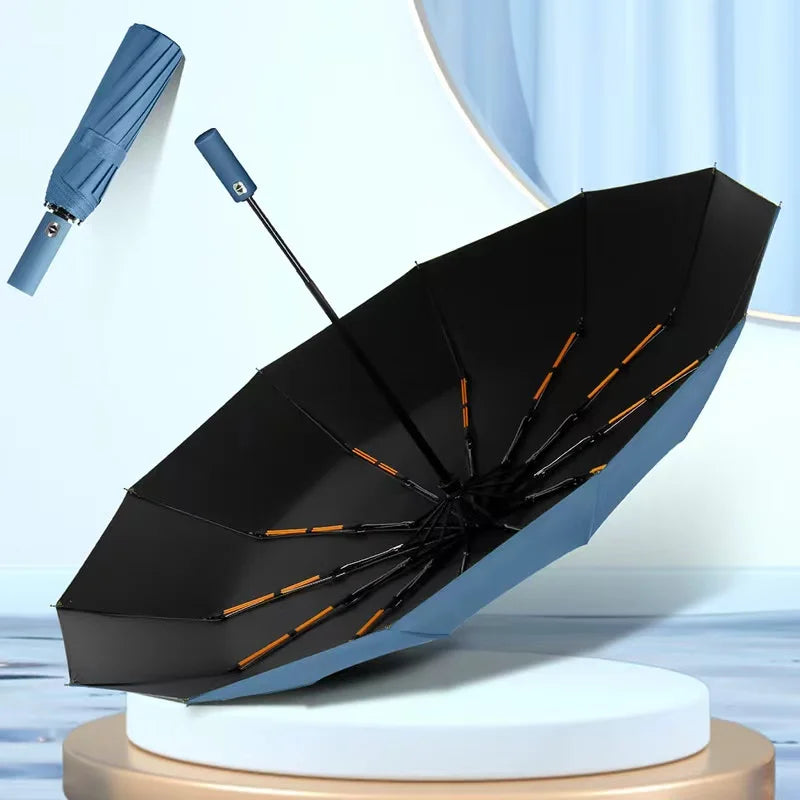 Fully Automatic 24-Bone Umbrella for All Weather Protection