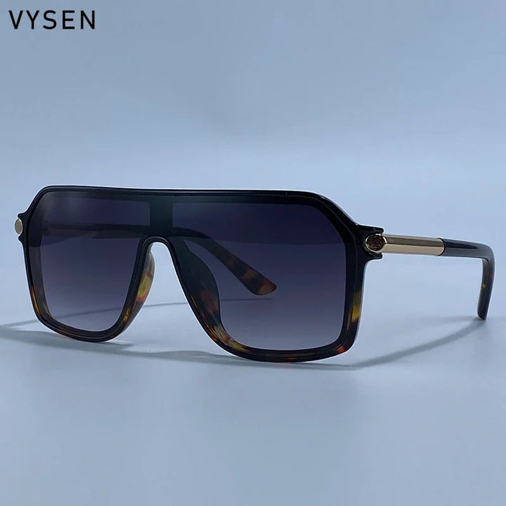 Sunglasses Shield OnePiece Steampunk Oversized Metal Frame Sports Sunglasses Fall 2026 Trend Premium Build