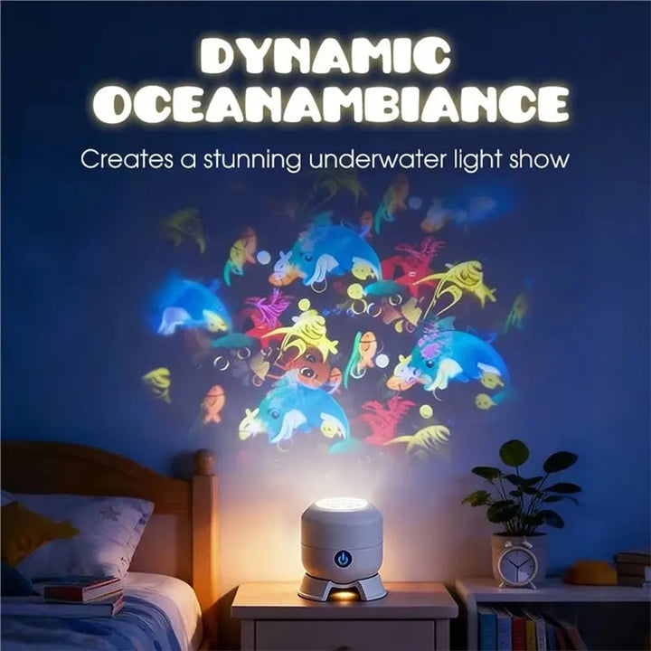 Night Light Projector Ocean Wave Rotating Lamp Kids Bedroom Decor Gift Idea Fall 2026