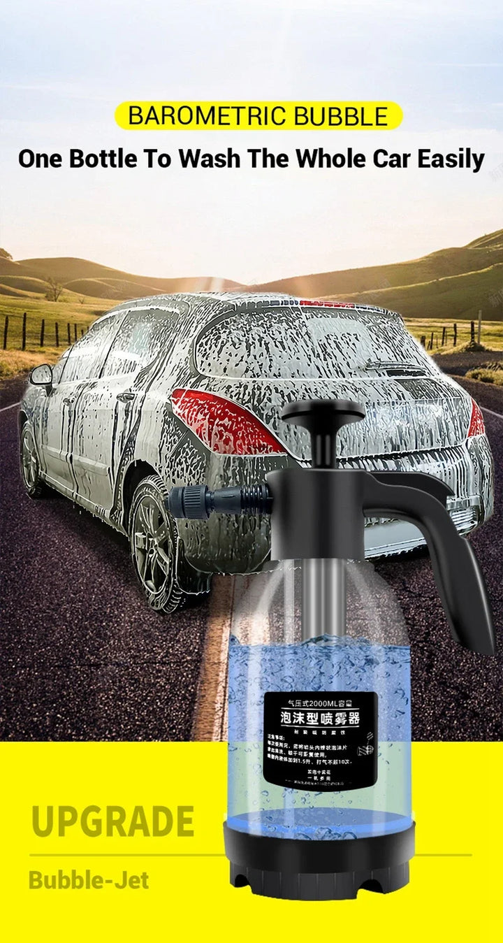 Car Wash Foam Sprayer Bottle Manual Air Pressure Gun