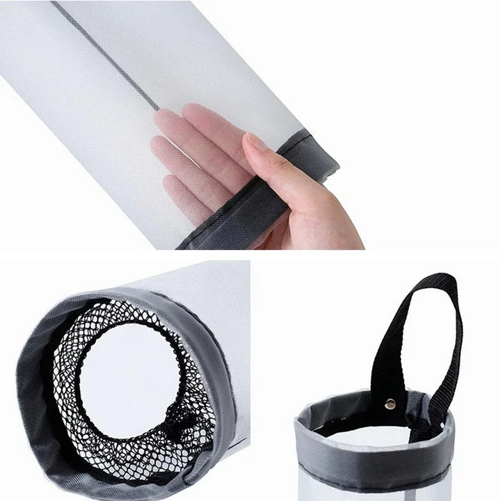 Wall-Mounted Home Organizers for Grocery Bags - Plastic Bag Dispenser &amp; Kitchen Organizer