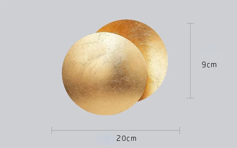 Wall Sconce Light Round Eclipse Modern Wall Lamp Iron Construction Ambient Bedside Decor Fall 2026