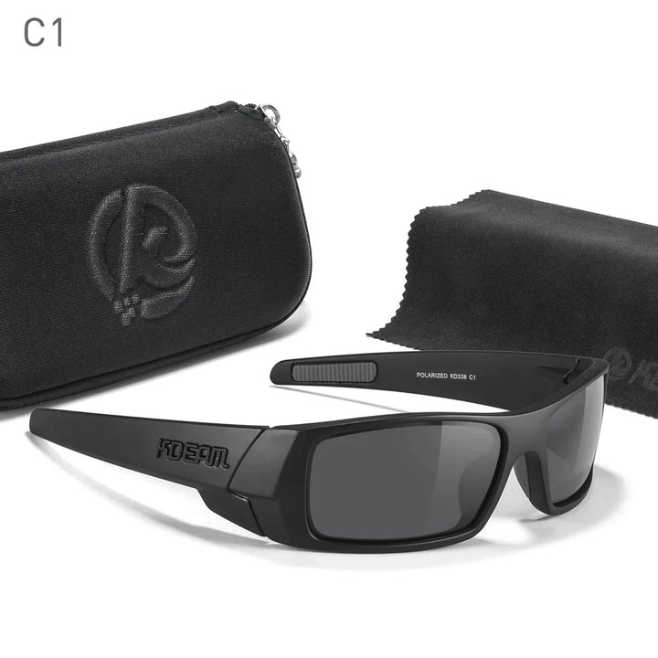 Photochromic Sunglasses All-Black Frame Fishing Sunglasses Summer 2026 Night Driving Comfort Case Included