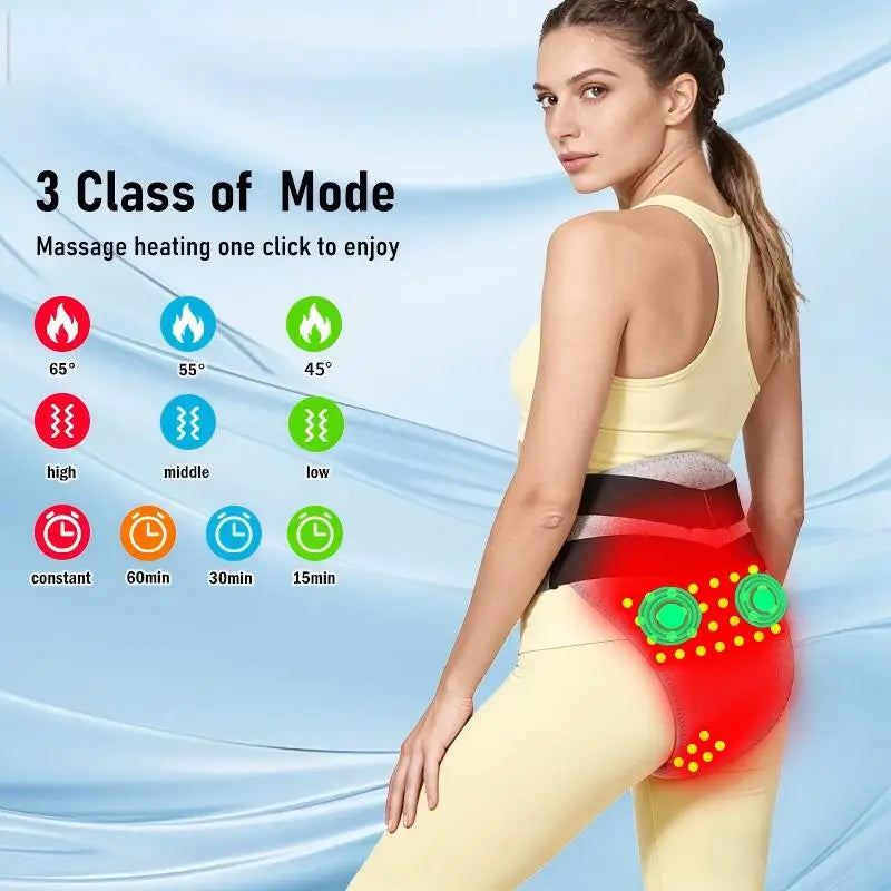 Red Light Heated Underwear with Abdominal Massager – Uterus Warming Menstrual Cramp Relief Wearable 2026