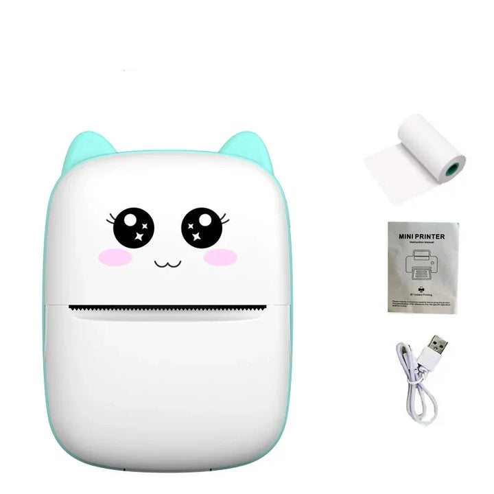 Mini Printer Thermal Ink-Free Portable Sticker Printer