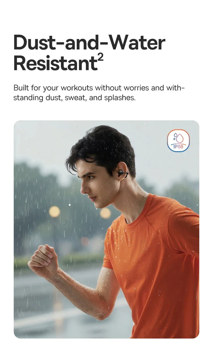 Baseus BC1 Open-Ear Clip Earbuds Bluetooth 6.0 – 4-Mic Noise Cancellation Super Bass IP55 Sports 2026
