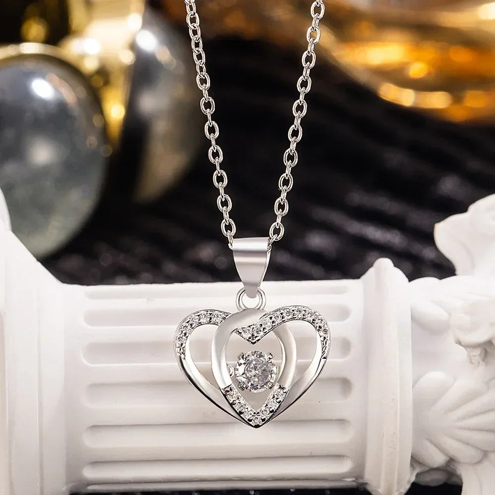 Sterling Silver Necklace Heart Shaped Pendant Minimalist jewellery Holiday Gifts 2026 Gift-Ready