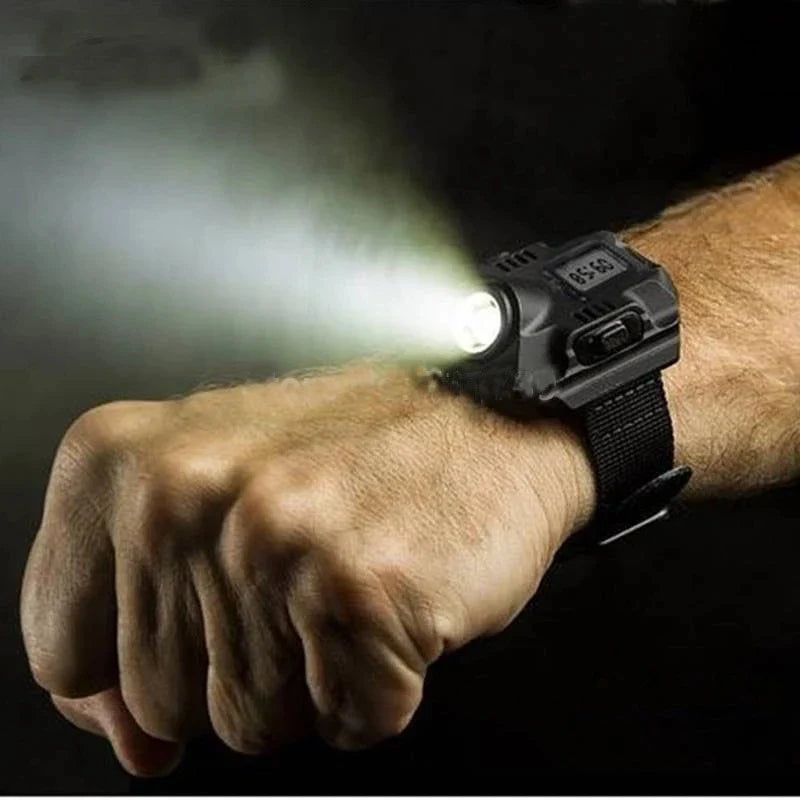 Portable Wrist Light USB Rechargeable Tactical LED Handsfree