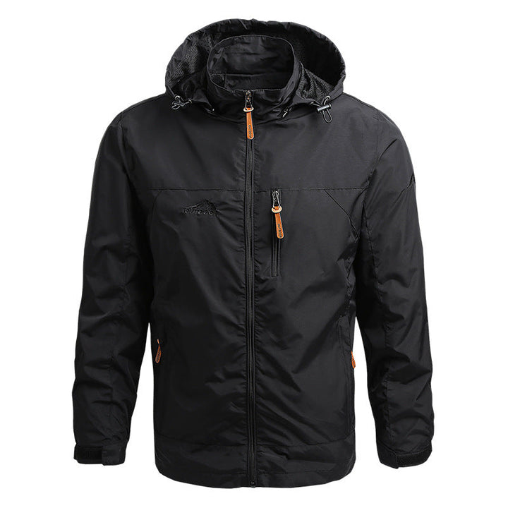 Waterproof Mens Tactical Jacket - Hooded, Lightweight