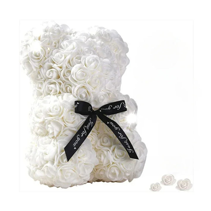 Eternal Rose Bear With LED Lights Gift Decor 2026 Mother Day Valentine Day Trend Gift Ready