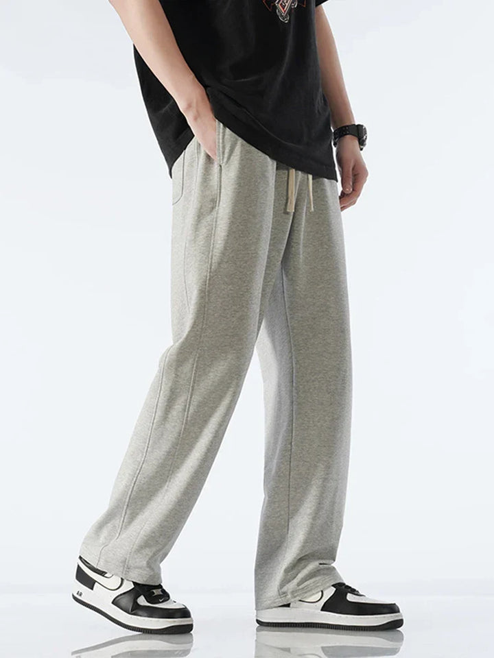 Premium Cotton Joggers for Men and Women, Lightweight Breathable Track Pants with Adjustable Fit, Casual and Sporty Style