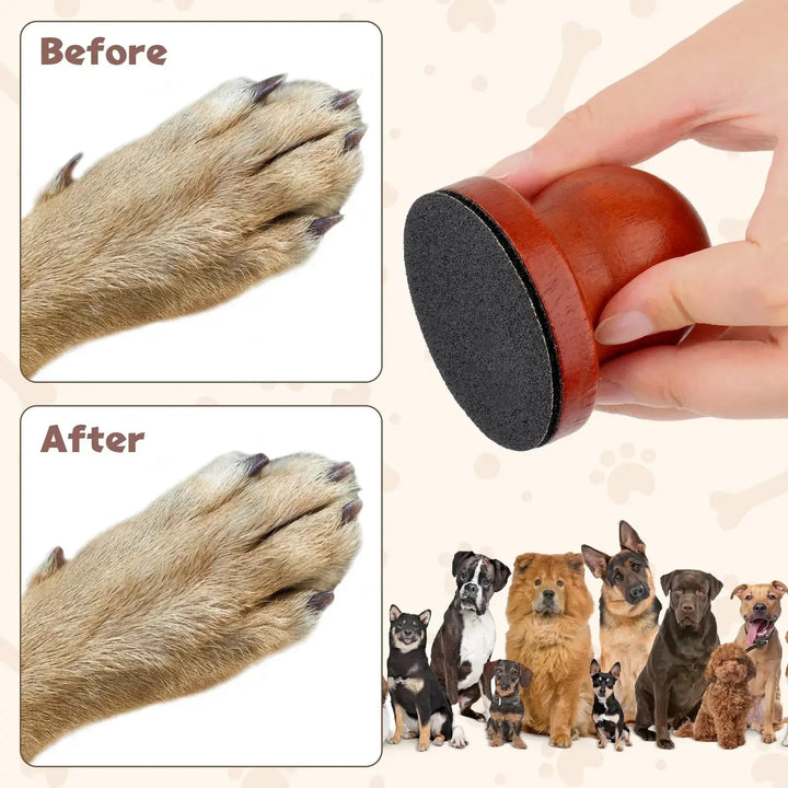 Wooden Dog Nail Scratching Board – Manual Pet Claw File Grinding Care Tool for Puppy Outdoor Indoor 2026