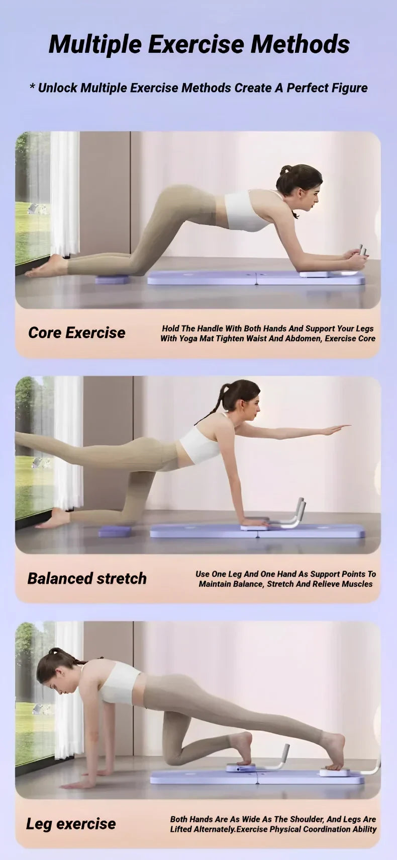 Abdominal Fitness Board Push Up Slimming Home Workout