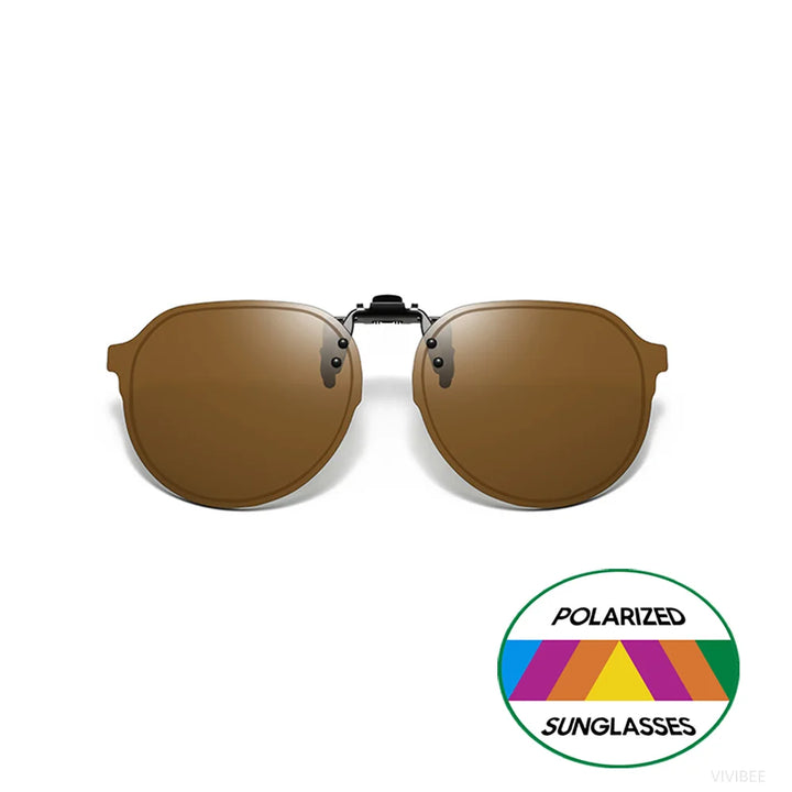 Clip-On Sunglasses Polarized UV400 Flip Up Clip Night Vision Clip Universal Goggles For Driving And Fishing Summer 2026