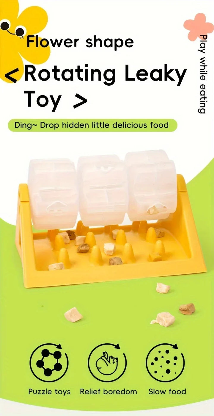 Dog Puzzle Feeder Interactive Dispenser Fall 2026 Gift Idea Leak Proof Durable PP Plastic