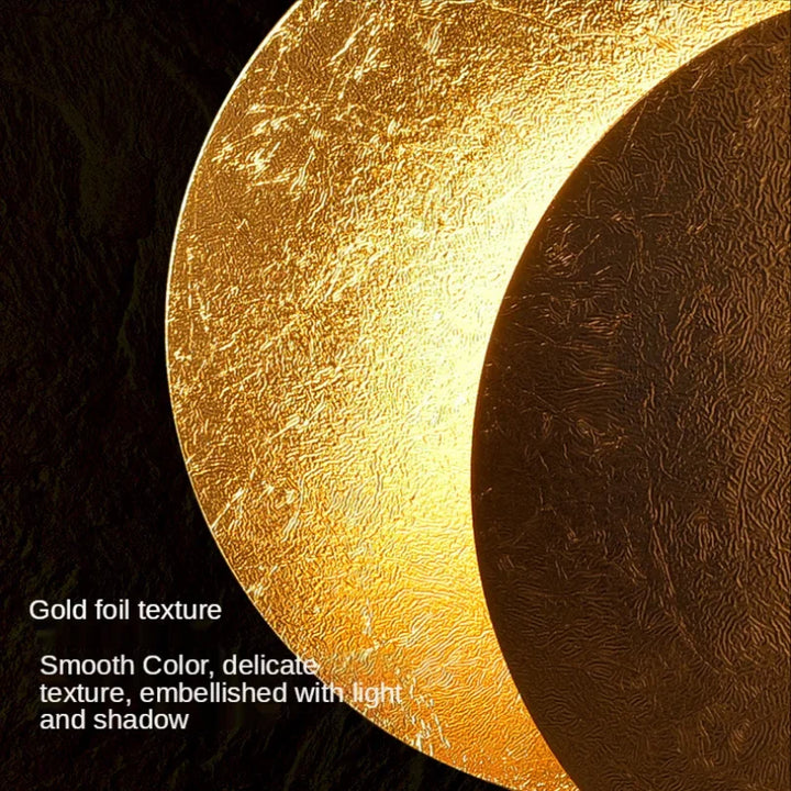 Wall Sconce Light Round Eclipse Modern Wall Lamp Iron Construction Ambient Bedside Decor Fall 2026