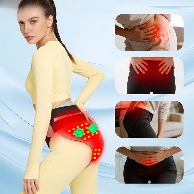 Red Light Heated Underwear with Abdominal Massager – Uterus Warming Menstrual Cramp Relief Wearable 2026