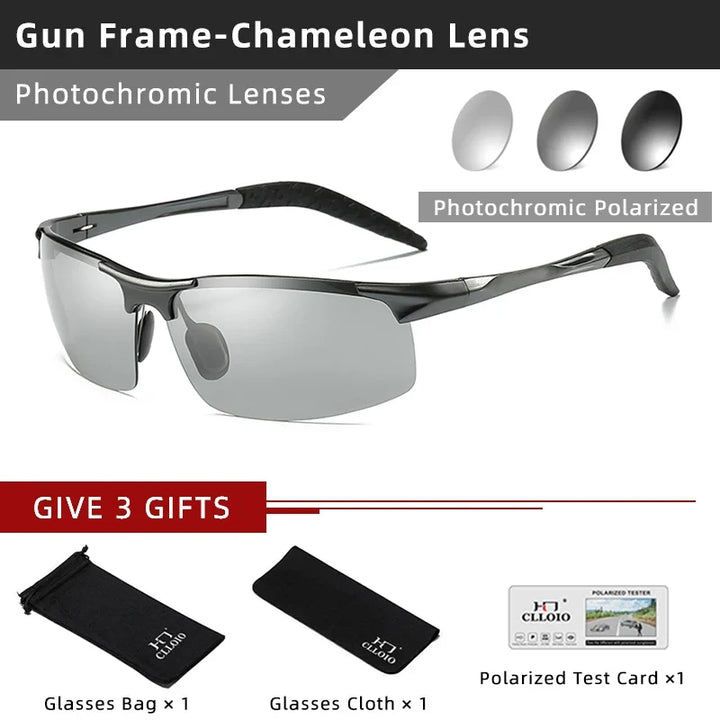Photochromic Sunglasses Polarized Day Night Driving Glasses With Anti Glare UV Protection Summer 2026